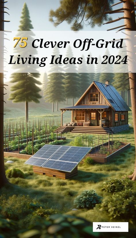 Dive into my comprehensive guide for off-grid living in 2024. Learn the secrets to a self-sufficient lifestyle with our expert tips on solar energy, permaculture, and eco-home designs. #sustainableliving #homeideas #simpleliving #offgridlifestyle Sustainable Off Grid Home, Community Living Ideas, Off Grid Living House, Off Grid Modern Home, How To Build A Self Sustaining Home, How To Live Off Grid, Off Grid Homestead Sustainable Living, Off Grid Homestead Houses, Off Grid House Ideas