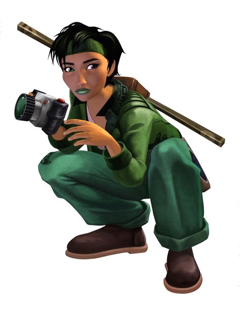 Jade! Beyond Good and Evil is AWESOME!  -  oh wow, this game was great, very underrated Jade Costume, Evil Games, Jet Set Radio, Beyond Good And Evil, Easy Cosplay, Research Images, Fairytale Stories, Prince Of Persia, From Beyond