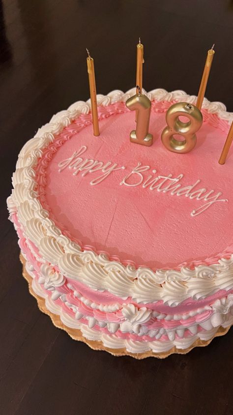 #birthday #birthdaycakeideas #aesthetic #cake #eighteen Birthday, Cake, Birthday Cakes, Eighteen Birthday Cake, Aesthetic Cake, Eighteenth Birthday, Cake Cake, Birthday Cake