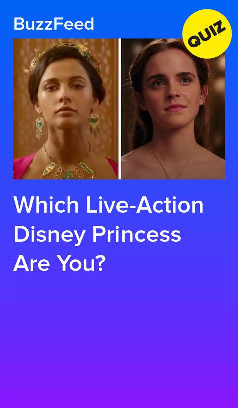 Not Cinderella's Type, Buzzfeed Disney Princess, Live Action Disney Princesses, Movie Quiz Questions And Answers, Buzzfeed Disney Princess Quizzes, Which Disney Princess Are You Quiz, What Disney Princess Are You, Which Disney Princess Are You, What To Watch On Disney+