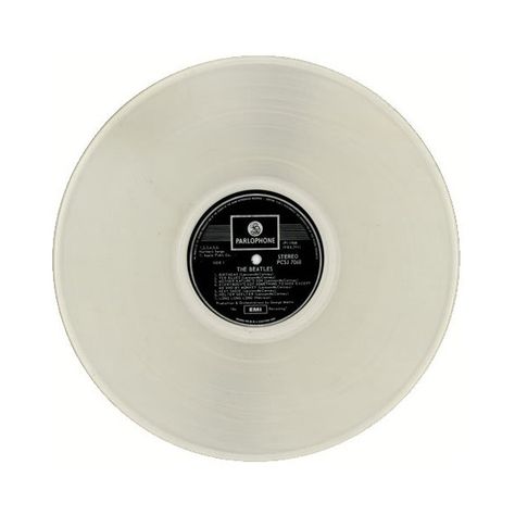 The Beatles The Beatles - White Album - Clear Vinyl South Africa 2-LP... ❤ liked on Polyvore featuring fillers, music, accessories, other and items The Beatles White Album, Beatles Records, Beatles Memorabilia, Beatles Vinyl, The White Album, Music Tech, Music Accessories, Decor Elements, Lp Albums