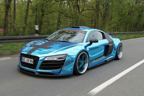 Audi R8 modified blue chrome Audi Rx8, Audi Girl, Fisker Karma, Allroad Audi, Audi R8 Gt, R8 Gt, R8 V10, Audi R8 V10, Iphone Price