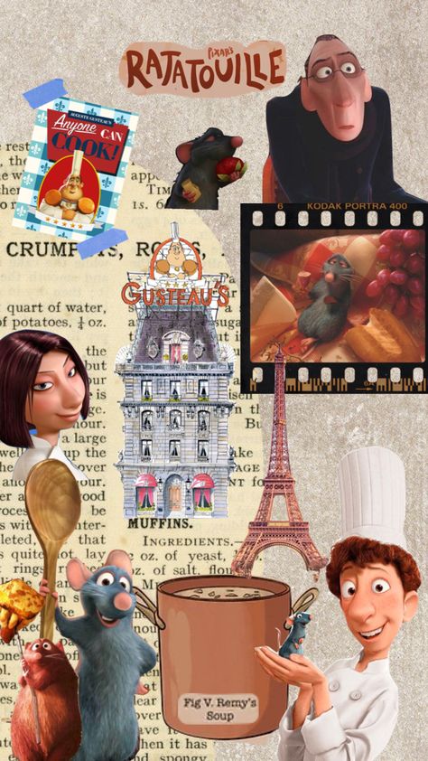 Disney Pixar Wallpaper Aesthetic, Ratatouille Remy And Linguini, Ratatouille Movie Aesthetic, Remy Ratatouille Wallpaper, Ratatouille Astethic, Pixar Wallpaper Aesthetic, Ratatouille Animation, Ratatouille Wallpaper Aesthetic, Ratatouille Disney Aesthetic