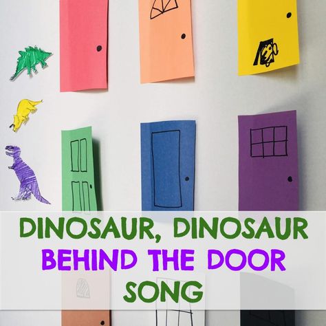 Circle Time Songs About Colors, Preschool Color Activities Circle Time, The Worrysaurus, Circle Time Color Activities, Colors Theme For Preschool, Preschool Dinosaur Circle Time, Color Circle Time Activities, Create A Dinosaur, Dinosaur Music And Movement Activities