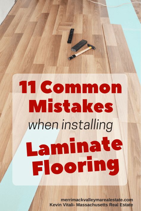 Laminate flooring has grown in popularity over the past decade or so.  Simulation of exotic woods and patterns combined with its cost effectiveness make an options for some homeowners over hardwoods. Because of the ease of installation, laminate floors can be the DIY'ers flooring of choice.   It also makes it a great choice to do a quick flooring makeover when it comes time to prepare your home for sale.  A new laminate floor can capture a buyers attention. As a real estate agent I see a lot of Laminate Flooring Bathroom, Installing Vinyl Plank Flooring, Laminate Flooring Diy, Laying Laminate Flooring, Installing Laminate Flooring, Lvp Flooring, Laminate Floor, Cool Wood Projects, Laminate Floors