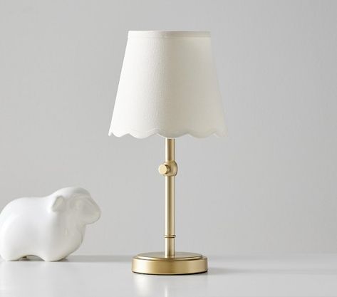 Kids Lamps: Table & Desk Lamps | Pottery Barn Kids Interactive Lighting, Lamp Pottery, Kids Room Lighting, Kids Lamps, Nursery Lighting, Mini Table Lamps, Nursery Lamp, Playroom Furniture, Gold Lamp