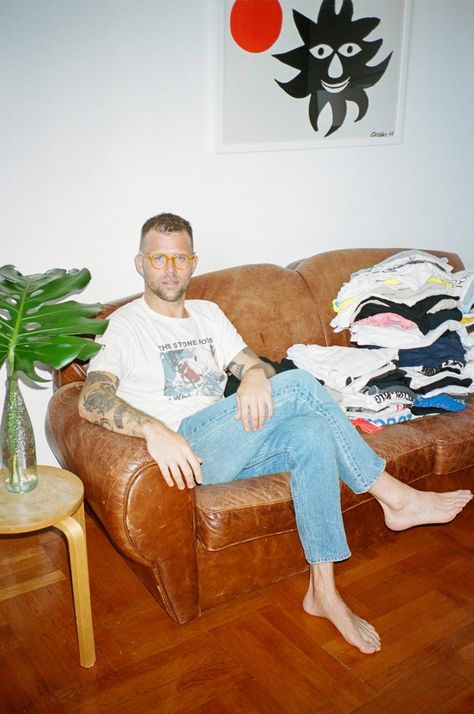 Inside Chris Black's Expansive Tee Collection | Everpress Book And Magazine, Men’s Portraits, Chris Black, Fashion Words, Last Ride, Mens Outfit Inspiration, Herren Outfit, Rigatoni, Passion Project