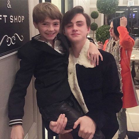 Jaeden Martell and Jackson Robert Scott Georgie From It, Jackson Robert Scott, Jaeden Lieberher, Jaeden Martell, Robert Scott, It The Clown Movie, Billy Boy, Stranger Things Kids, I'm A Loser