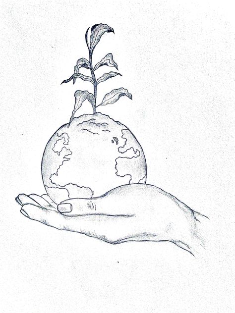 #sustainable #sustainability #earth #hand #handmade #nature #plants #drawing #sketch #pencil #pencildrawing #pencilart #pencilsketch #art #hold Nature, Peace Sketch, Peaceful Drawing, Earth Sketch, Pencilsketch Art, Plants Drawing, Earth Drawings, Nature Sketch, Sketch Pencil