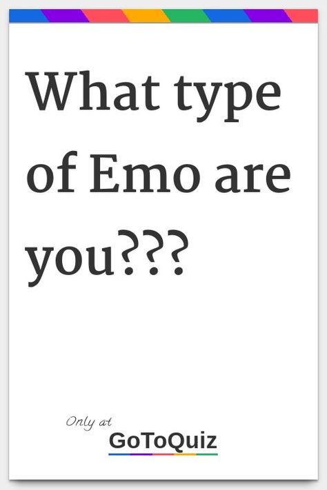 "What type of Emo are you???" My result: Poser Emo!!! Emo Boyfriend Quiz, Emo Names Ideas, Emo Aesthetic Photos, Emo Vs Prep, 2000s Username Ideas, Punk Username Ideas, Emo Nicknames, 2000s Usernames, How To Become Emo