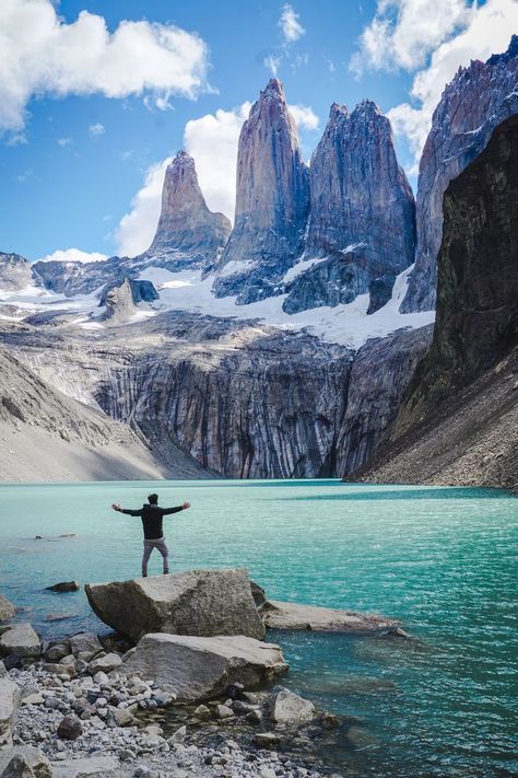 Planning a trip to Torres Del Paine in Chilean Patagonia? Check out the story to learn more about the famous hike up Mirador Las Torres. #chile #patagonia #southamerica #torresdelpaine #miradorlastorres #hike #hiking #adventure #travel #mountains #travelblog #travelblogger #travelbloggerlife #travelphotography #landscapephotography Amalfi, Bushcraft, Patagonia Travel, Travel Advisor, Chile Travel, South America Travel, Beautiful Places In The World, America Travel, Most Beautiful Places