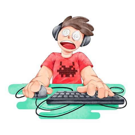 Preschool Designs, Play Computer Games, Custom Computer, Gaming Pcs, Game Illustration, Boys Playing, Playing Video Games, Email Newsletter, Newsletter Templates