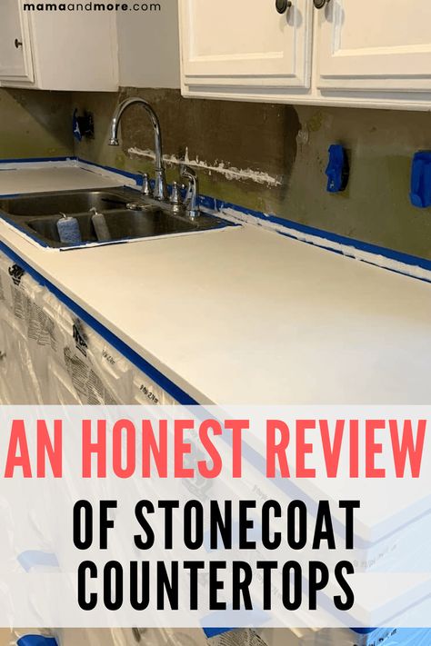 stonecoat countertop epoxy review Stonecoat Countertop Ideas, Epoxy Resin Countertop Kitchens, Stonecoat Countertops Epoxy, How To Epoxy Countertops, Epoxy Over Laminate Countertop, Epoxy Kitchen Countertops, Diy Epoxy Countertop, Spray Paint Countertops, Epoxy Resin Countertop