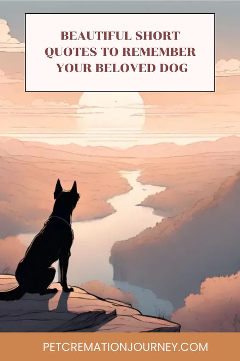 Remember your beloved furry friend with these heartfelt dog memorial quotes. Whether you're looking for words to engrave on jewelry or memorial stones, or simply seeking inspiration for tributes, these short and poignant quotes are perfect for honoring the memory of your loyal companion. Find solace in the beauty of these dog loss quotes as you cherish the special bond you shared with your canine companion. Celebrate their life and keep their memory alive with these touching dog memorial quotes. Quotes For Dog Passing Away, Dog Memorial Quotes Miss You, Quotes For A Dog That Passed, Sayings About Dogs Passing, Pet Memory Quotes, In Memory Of Dog Quotes, Poems For Dogs That Passed, Saying Goodbye To Your Dog Quotes, Memorial Dog Quotes