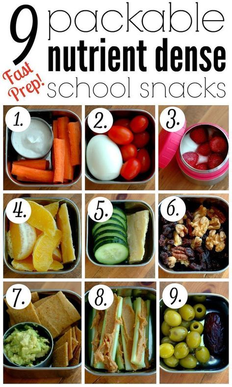 9 Packable Nutrient Dense School Snacks :: School snack time can be both nourishing and quick prep with these great packable snack ideas! Snacks School, Pasti Sani, Healthy School, School Snack, Diet Vegetarian, Deilig Mat, School Lunches, School Snacks, Diet Keto