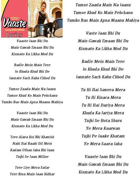 Dhvani Bhanushali Songs, Song Lyrics Written In Book, Telugu Songs Lyrics Images, Vaaste Song Lyrics, Aigiri Nandini Lyrics, Bhajan Hindi Lyrics, English Song Lyrics, Hindi Song Lyrics, Hindi Songs Lyrics
