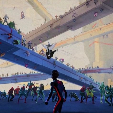 Spiderman Across The Spider Verse Scenes, Across The Spider Verse Screencaps, Spider Man Across The Spider Verse Aesthetic, Spiderman Across The Spider Verse Aesthetic, Spiderman Into The Spiderverse Aesthetic, Atsv Aesthetic, Into The Spiderverse Aesthetic, Spidersona Aesthetic, Spider Verse Aesthetic