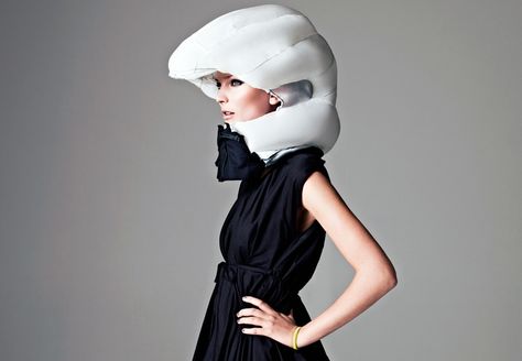 hövding airbag helmet for bicyclists Wearable Technology, Cool Bike Helmets, Swedish Women, Helmet Hair, Cycling Helmet, Wearable Tech, Swedish Design, Bike Helmet, Air Bag