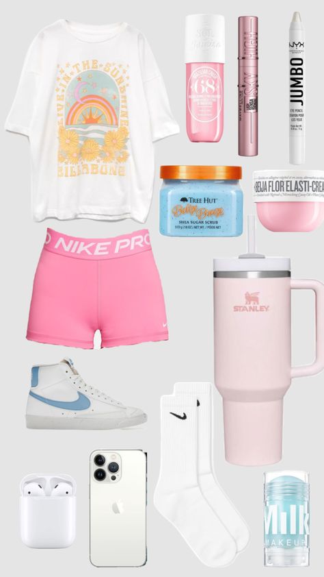 Cute Middle School Outfits, Preppy Outfits For School, Preppy Inspiration, Cute Nike Outfits, Preppy Summer Outfits, Casual Preppy Outfits, Cute Lazy Day Outfits, Estilo Preppy, Trendy Outfits For Teens