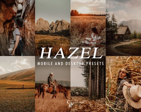 "HAZEL PRESETS This pack is best used if you intend to have a gorgeous brown-tone on your pictures. These presets has been tested on countless pictures. We include 10 different presets with differing tone, brightness, exposure, etc. With these differing choices, you'll be able to find a suitable preset.  * 10 Desktop Presets + 10 Mobile Presets  ->  A total of 20 presets in this price-range, one of the BEST price you'll ever find on etsy :) This is included with your purchase : ✔️ 10 Mobile HAZEL Presets ✔️ 10 Desktop HAZEL Presets ✔️ 2 PDF Installation Tutorials SPECIAL BUNDLE DEALS 🎁  : *  BUY 3 and GET 2 FREE Add 5 presets in your cart and apply coupon code: FREE2 and pay only for 3 *  BUY 7 ITEMS, AND GET 50% OFF Add 7 Presets in your cart, and the discount will proceed automatically Light Room Presets Free, Lightroom Presets Brown, Filter For Instagram, Picture Edits, Lightroom Presets Tutorial, Western Rustic, Light Room, Photography Journey, Brown Tone