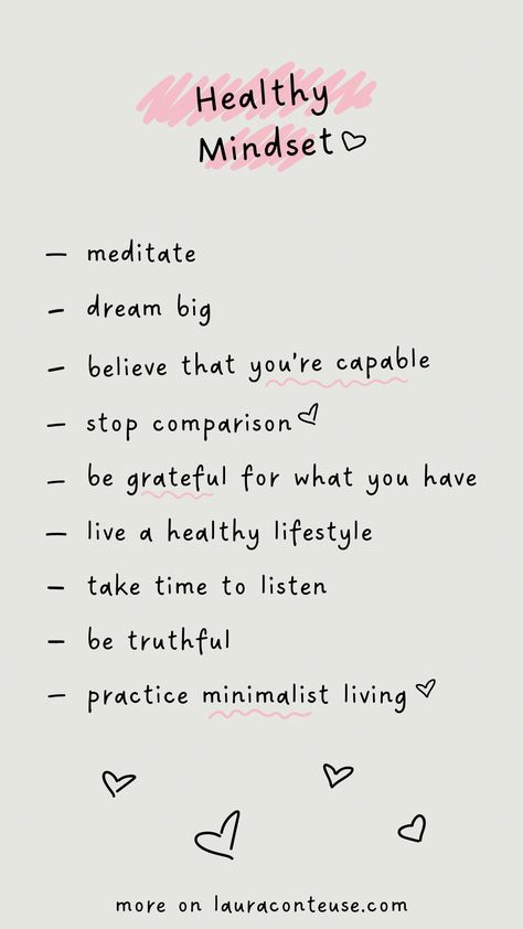 Positive Mental Health, Self Healing Quotes, Get My Life Together, Healthy Mindset, Health Habits, Healthy Lifestyle Inspiration, Improve Mental Health, Positive Self Affirmations, Mindset Quotes