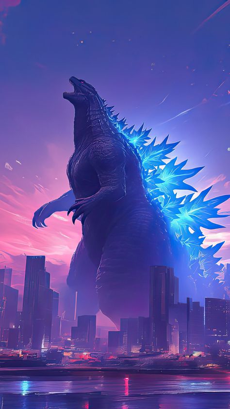 Godzilla Iphone Wallpaper, Godzilla Wallpaper Hd 4k, Godzilla Minus One Wallpaper, Godzilla Images, Godzilla Wallpaper Iphone, Kawaii Godzilla, Godzilla X Kong The New Empire, Godzilla Aesthetic, Empire Movie