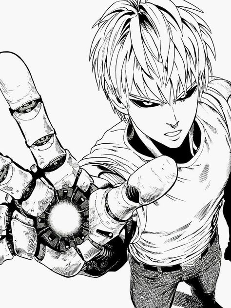 #anime #animeart #animeartist #animeartworld #art #manga #onepunchman #saitama #genos #startup #new #instagram #pinterest #animedrawing #00sky0_0 Anime One Punch Man, Opm Manga, Yusuke Murata, Tatsumaki One Punch Man, Genos Wallpaper, Saitama One Punch, Saitama One Punch Man, One Punch Man Manga, Man Sketch