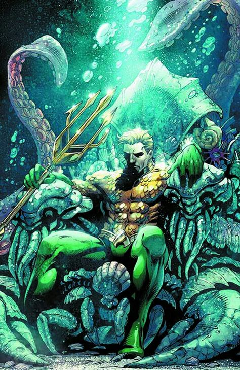 Aquaman New 52 New Aquaman, Art Dc Comics, Aquaman Dc Comics, Aquaman Comic, Kingdom Movie, Black Manta, Justice League Unlimited, Univers Dc, Dc Comics Heroes