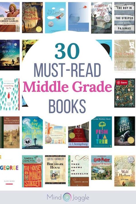 30 Must-Read Middle Grade Books. These middle grade books offer diverse characters, experiences, and settings. #amreading #bucketlist #middlegrade #kidsbooks #books #booklover #bookworm 6th Grade Reading, Middle School Reading List, 7th Grade Boys, 5th Grade Books, 7th Grade Reading, Middle School Boys, Middle School Books, Middle School Libraries, Homeschool Reading