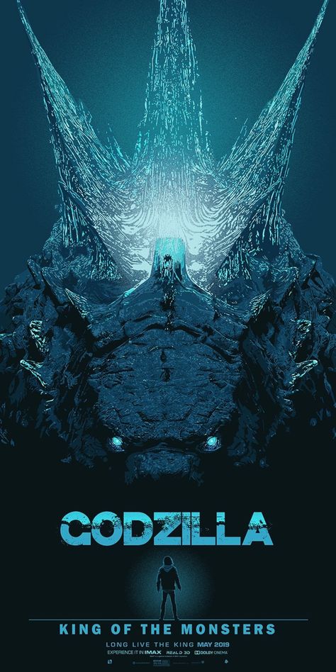 Godzilla King Of The Monsters (2019) [1500  3000] by Dark Inker Film Posters, Design, Godzilla King Of The Monsters, Godzilla, Movie Poster, Movie Posters