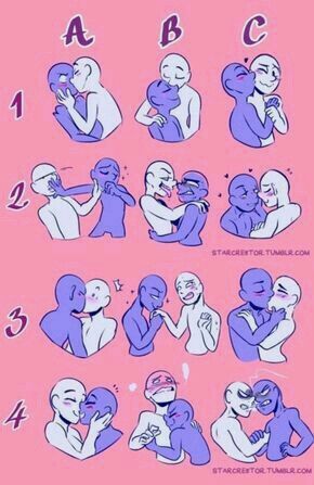 Art Pose Reference Couple, Friend Group Poses Drawing Reference 8 People, Couple Drawing Prompts, Base Drawing Couple, Couples Drawing Reference, Ship Poses Reference, Drawing Face Expressions, Creative Drawing Prompts, Ship Drawing