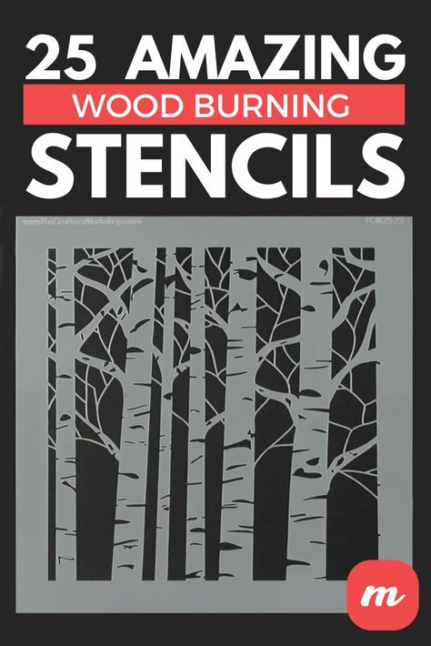 Wood Burning With Stencils, Woodburning Stencils Free Pattern, Free Wood Burning Patterns For Beginners, Landscape Wood Burning, Wood Burn Stencils, Wood Burning Tool Ideas, Designs For Wood Burning, Printable Wood Burning Patterns, Wood Burning Tools Best