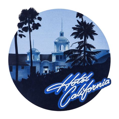 Artist Uses Only Jeans to Recreate Hotel California as Denim Art Hotel California Painting, Hotel California Aesthetic, Hotel California Tattoo, Eagles Songs, Ian Berry, California Wallpaper, California Tattoo, Eagles Band, Summer Blues