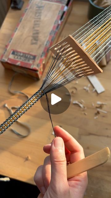 Kerstin Neumüller on Instagram: "I got some questions about the Blue horse heddles I posted yesterday, mainly about their function.  These slates with holes and slits are weaving tools, in Swedish they are called “Bandgrind” and in English I call them simply “heddles”, although “Scandinavian rigid heddle for band weaving” would be more accurate.  The heddles have traditionally been used to weave bands with, and I’ve been making them for 3 1/2 years now. If you want to know  - How to make them - how to set up a weave  - how to weave on them - what yarn I use  - what wood I use  - what else you could weave on them except bands  - how to design band patterns   … and many more related facts, you might want to look up the book I wrote for you so I could offer you answers to all these questions Rigid Heddle Weaving Patterns, Swedish Weaving Patterns, Band Weaving, How To Weave, Rigid Heddle Weaving, Weaving Tools, Swedish Weaving, Diy Weaving, Blue Horse