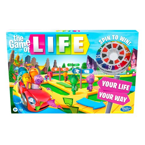 Tomorrow Buy The Game of Life Game, Family Board Game, For Ages 8+, Pegs Come In 6 Colors at Walmart.com Life Board Game, Best Family Board Games, Family Board Game, Life Game, The Game Of Life, Game Of Life, Action Cards, Indoor Games For Kids, Family Board