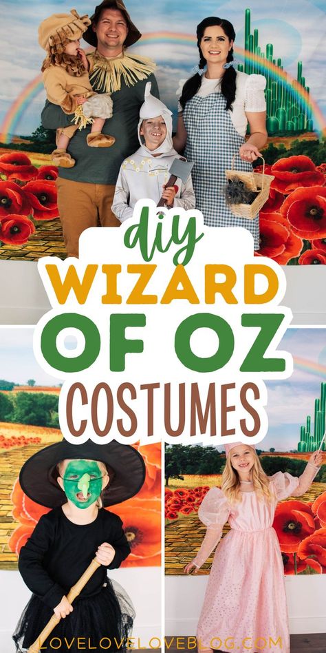 Wizard of oz family costume. Diy Toto Costume Wizard Of Oz, Oz Costume Ideas, Wizard Of Oz Family Costume Ideas, Wizard Of Oz Diy Costumes, Wizard Of Oz Costume Ideas For Groups, Wizard Of Oz Costume Ideas For Women, Halloween Costumes 6 People, Diy Wizard Of Oz Costumes, Wizard Of Oz Trunk Or Treat Ideas