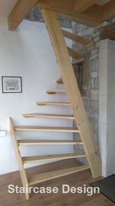 Woodworking Plans, Space Saving Stairs, Stair Decor, Easy Wood Projects, Woodworking Guide, Teds Woodworking, Easy Woodworking Projects, Stairs Design, Diy Wood Projects