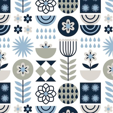 Modern Textiles Patterns, Scandinavian Design Pattern, Pattern Svg, Scandinavian Pattern, Nordic Print, Pattern Design Inspiration, Modern Textiles, Pattern Png, Sampler Quilts