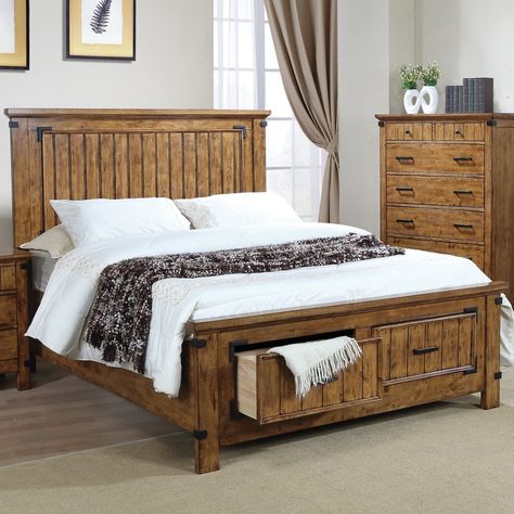 Hartford Platform Bed Wooden Bed With Storage, Rustic Style Bedroom, Full Bed With Storage, Twin Bedroom Sets, White Bathroom Furniture, California King Size Bed, Bed Dresser, King Storage Bed, Solid Wood Storage