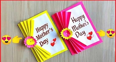 60+Personalized Mother's Day Cards Collection - QuotesProject.Com Card Making For Kids, Mother's Day Cards Handmade Simple, Easy Birthday Cards Diy, Greeting Cards Handmade Birthday, Diy Father's Day Cards, How To Make Greetings, Mothers Day Cards Craft, Easy Greeting Cards, Birthday Cards For Mother