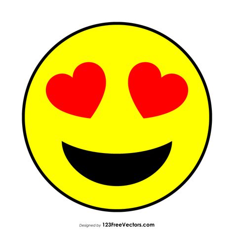 Love Smiley Face  - https://www.123freevectors.com/love-smiley-face-85607/ Smily Face Emoji Wallpaper, Smile Emoji Photo, Emoji Photo Booth, Smiley Face Images, Star Notebook, Sunglasses Emoji, Mobile Ringtones, Smiley Face Emoji, Cheek Art