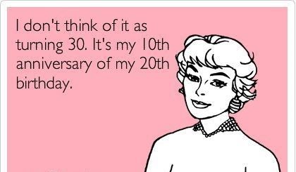 - 24 Light-hearted 30th Birthday Quotes - EnkiQuotes 30th Birthday Memes Funny, Thirty Two Birthday Quotes, 30th Birthday Jokes, Being 30 Years Old Quotes Funny, 30th Birthday Wishes Funny, Captions For 30th Birthday, Happy 30th Birthday For Her Funny, Funny 30th Birthday Quotes Turning 30, Quotes For Turning 30