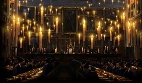 GreatHall Pottermore Essen, Flying Candles, Harry Potter Floating Candles, Harry Potter Candles, Harry Potter Wiki, Floating Candles Wedding, Floating Candle Centerpieces, Potter Aesthetic, Anniversaire Harry Potter