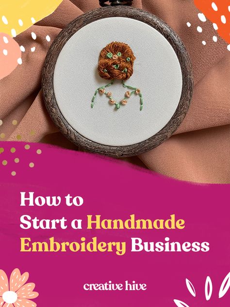 So, you want to start an embroidery business - but you aren’t sure where to start. Check out my latest post to learn all you need to know about starting an embroidery business of your own - from what you need to get started, to how to find your niche, to what you can expect to spend starting out. Embroidery Business, Find Your Niche, Embroidered Baby Blankets, Business Poster, Unique Hats, Wooden Hoop, Drawings Simple, Handmade Embroidery, Blog Marketing