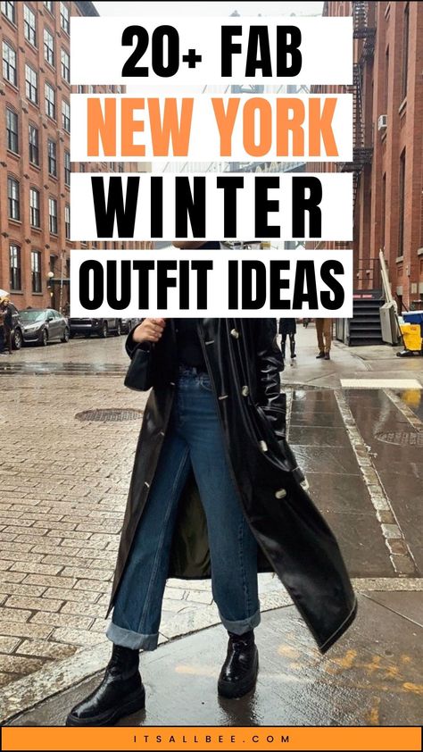 Don't let the rain dampen your style! These waterproof New York winter outfits keep you dry and fashionable, no matter the weather in the Big Apple. New York Fall Outfits | New York Fall Outfit Casual | New York Fall Fashion Style | New York Aesthetic | NYC Aesthetic | New York City Aesthetic | Nyc Life | New York Packing List | What To Wear New York Winter Clothes New York, New York City Autumn Outfits, New York In November Outfits, Nyc Winter Outfits Black Women, New York City Fall Outfits, New York Style Fashion, New York Fall Outfits, City Fall Outfits, Winter New York Outfits