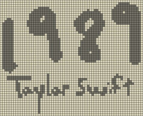 Alpha pattern #152713 | BraceletBook Lana Del Rey Alpha Pattern, Taylor Swift Tapestry Crochet, Taylor Swift Crochet Pattern, Taylor Swift Alpha Pattern, Taylor Swift Eras Poster, Nation Aesthetic, Taylor Swift Crochet, Eras Poster, Aesthetic Concert Outfit
