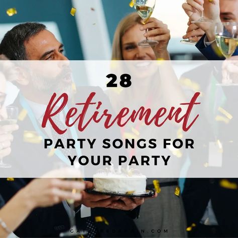 Songs For Farewell Party, Funny Retirement Party Themes, Retirement Songs For Teachers, Retirement Songs, Songs For Your Playlist, Good Bye Songs, Retirement Sentiments, Slideshow Songs, Songs For Teachers