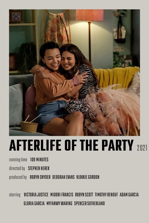 Afterlife of the Party Movie Poster Adam Garcia, Spencer Sutherland, Best Teen Movies, Horror Movies On Netflix, Romcom Movies, Crush Movie, Vacation Movie, Movies To Watch Teenagers, Movie Hacks