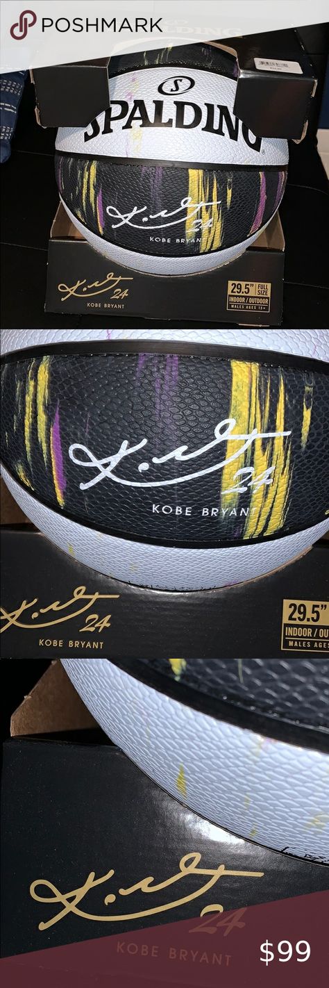 COPY - Kobe Bryant Signature Basketball Kobe Signature, Basketball Spalding, Kobe Bryant Signature, Rip Kobe, Kobe Bryant Family, Trophy Case, Kobe & Gigi, Lakers Kobe Bryant, Outdoor Brand