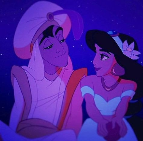 For you and me Aladdin Et Jasmine, Disney Romance, Aladdin 1992, Walt Disney Princesses, Aladdin Jasmine, Aladdin Movie, Image Princesse Disney, Animation Disney, Walt Disney Characters